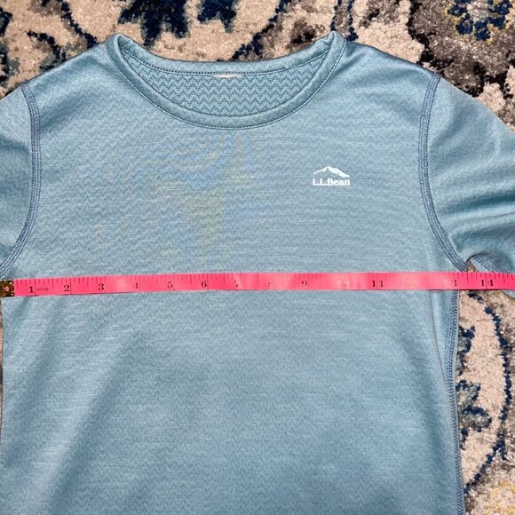 L.L. Bean Kid's Long Sleeve Shirt Blue - Picture 4 of 5